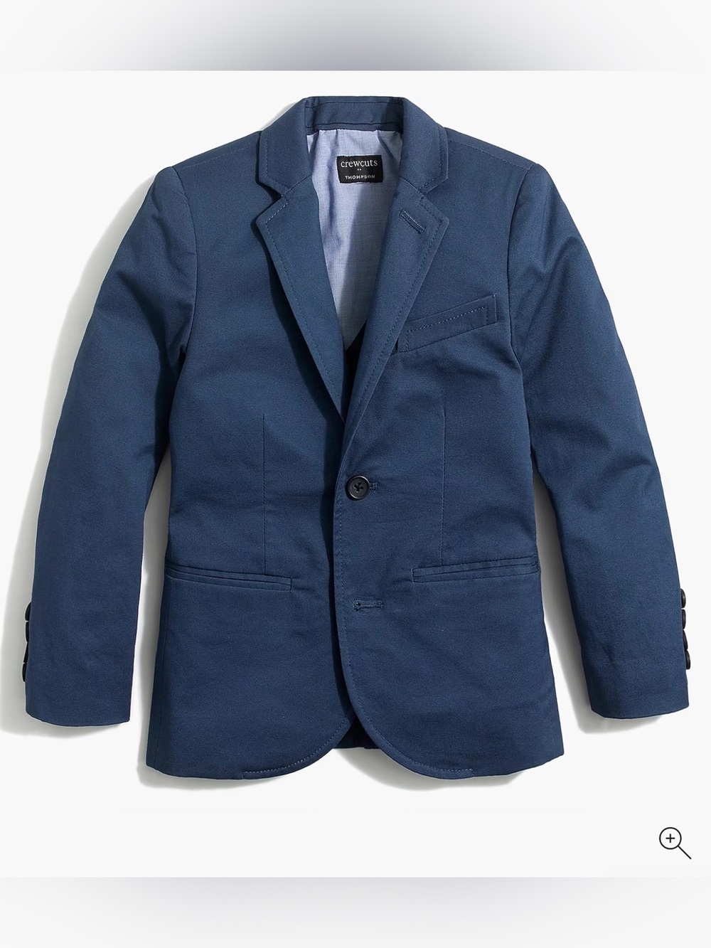 J. Crew Factory Crewcuts Boys' Thompson suit jacket in flex chino 8 years NEW